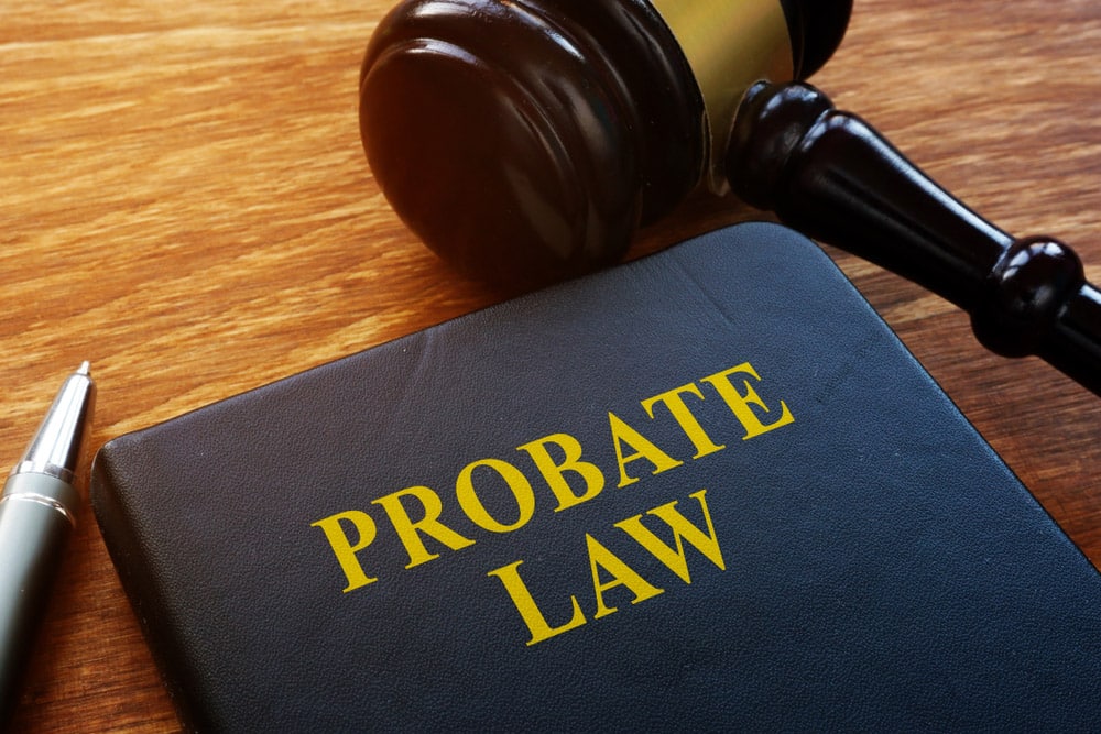 Closeup On A Book About Probate Law